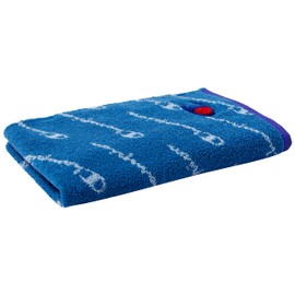 Marushin Champion 5065009800 Face Towel, Approx. 13.4 x 31.5 inches (34 x 80 cm), Youth Logo, Blue