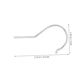 LABRIMP 10pcs Metal Hanger Hooks for Clothing Display Iron Hooks for Retail Store and Home Closets Easy Installation Reliable Performance Stylish Design