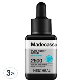 Mediheal Madecassoside Pore Repair Serum, 3 bottles, 40ml / 메디힐 마데카소사이드 모공 리페어 세럼, 3개, 40ml