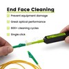 trueCABLE Fiber Optic Dual Position Pen Click Cleaner, LC/MU, 800+