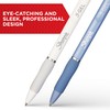 Sharpie S-Gel Gel Pens, Blue Barrel, Medium Point (0.7mm), Black