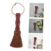 FRCOLOR Tea Tray Cleaning Brush Soft Bristles Wooden Handle Multi