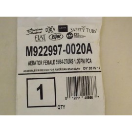 AMERICAN STANDARD Aerated Outlet, Fits American Standard M922997-0020A