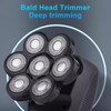 Electric Bald Head Trimmer Multifunctional Bald Head Grooming Kit with