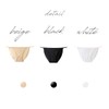 HOKUTO Women's High Leg Seamless Panties, Black, White, Beige, M,