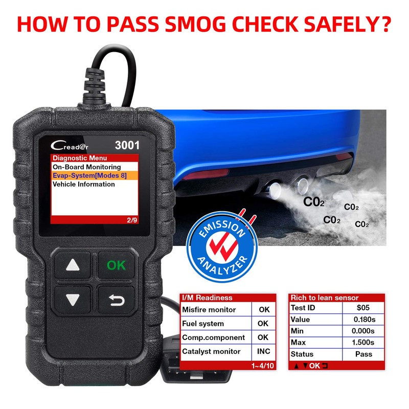 LAUNCH Creader 3001 OBD2 Scanner-2024 Actualización Ver. Lector de código
