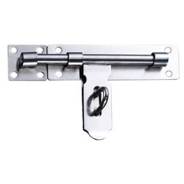 Security Door Bolt Made of Stainless Steel, Door Bolt Lock, Door Bolt Sliding Lock, Easy to Assemble, Suitable for Indoor and Outdoor Gates in Gardens, Garages, Bathrooms etc
