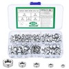 200 Pcs Hex Nuts M3 M4 M5 M6 M8 Nuts,