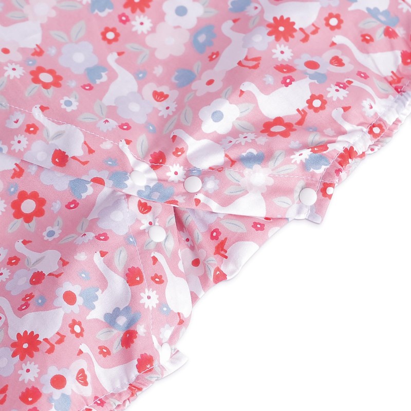 PAUBOLI - Mameluco tipo kimono de algodón japonés, Ganso, 15-24