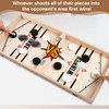 Wooden Table Hockey, Table Football Winning Game, Fast Sling Puck