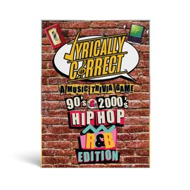 Lyrically Correct '90s & 2000s Music Trivia Card Game - Hip Hop and R&B Edition - Finish The Lyrics Challenge, Fun for Adults, Party or Family Night