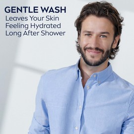 NIVEA MEN Maximum Hydration Body Wash, Aloe Vera Body Wash for Dry Skin,16.9 Fl Oz (Pack of 3)