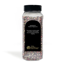GranAroma Rainbow Peppercorn Medley, 1 lb, Pepper Grinder Refill, Versatile Spice Blend