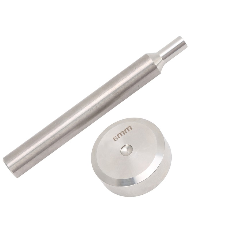 Rivet Punch DoubleSided 6mm Fixing Setting Tool for DIY Leather