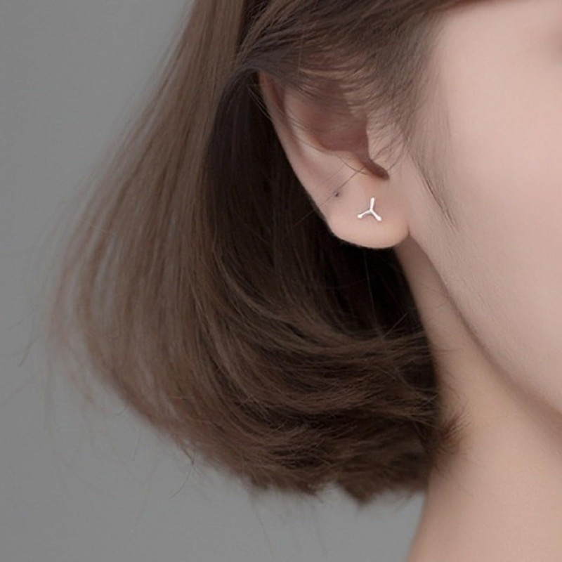 925 Silver Earrings, 925 Silver, Hypoallergenic, Small, Small, Inconspicuous, Dainty