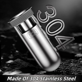 Shower Floor Drain Backflow Preventer, One Way Drain Valve Sewer, 304 Stainless Steel Material, Anti- Odor Plugs for Bathroom (1, Depth 85mm)