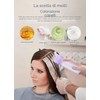 Forevat 2 spazzole per tintura capelli, flacone applicatore olio per