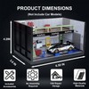 1/64 Scale Garage Diorama Display Case, Prebuilt Auto Repair Shop