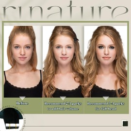 RUNATURE Ombre Tape in Hair Extensions Human Hair Black to Teal Ombre Hair Extenions Tape in Real Human Hair Skin Weft Balayage Black Rooted Tape in Extensions for Highlight 18 Inch