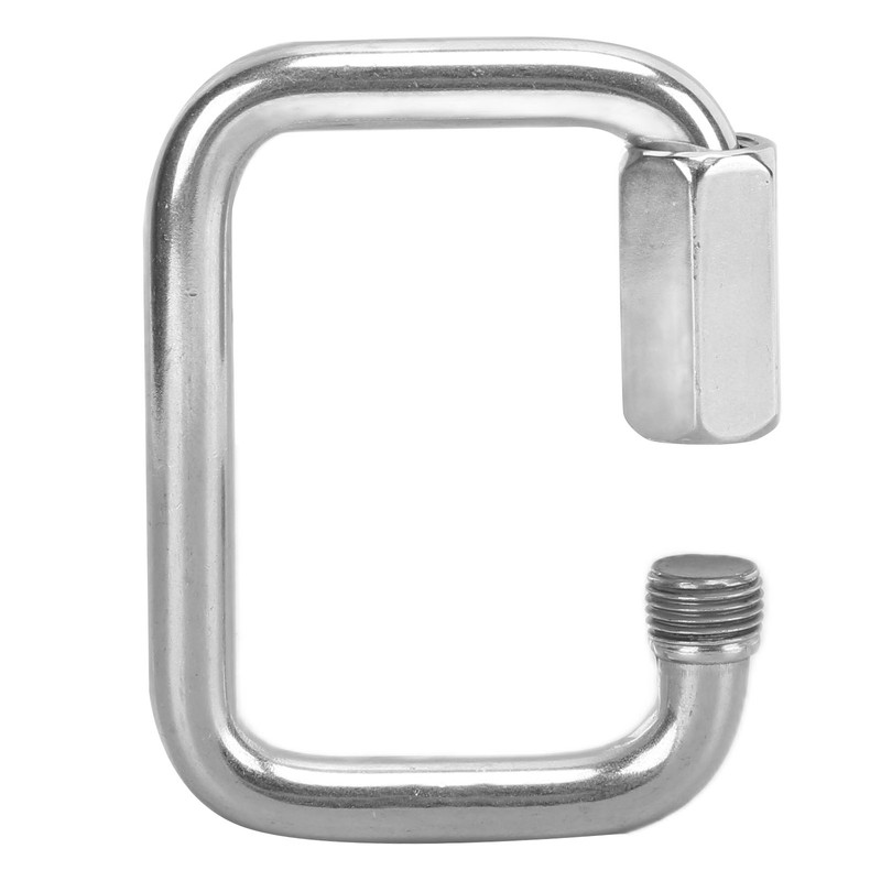 Chain Link Stainless Steel 4‑Corner Multifunctional Connection Buckle for Outdoor