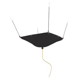 BERPET Ceiling Roof Leak Drip Diverter Tarp Heavy Duty Rain Diverter Kit for Roof with Drainage Black 10' x 10'