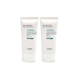 COSRX Aloe 54.2 Aqua Tone-Up Sunscreen 50ml + 50ml Sunscreen / 코스알엑스 알로에 54.2 아쿠아 톤업 선스크린 50ml + 50ml 선크림