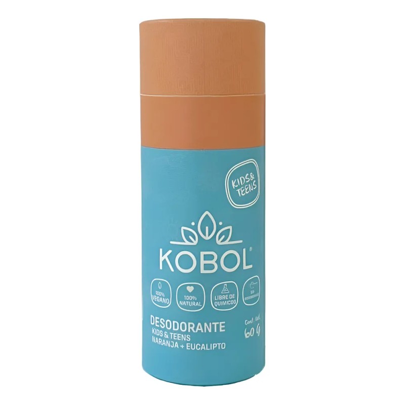 Desodorante Natural Niños Y Adolescentes Naranja Kobol Naranja/eucalipto