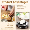 Sharelove Egg Slicer Multifunctional Stainless Steel Egg Slicer for Boiled