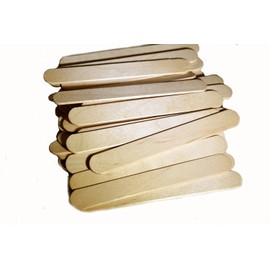 Concession Essentials Wooden Wide Ice Cream Stick, 4-1/2", Printed Overruns, 250 Count