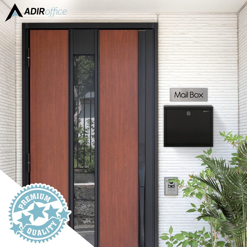 Adir Metal Suggestion Box with Lock and Slot, Wall Mount