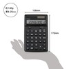 Asuka Calculator, Antibacterial Calculator, Black, 12 Digits, Tax Calculator, Tilt