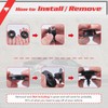 OTUAYAUTO 20PCS Car Floor Mat Clips - Universal Automotive Carpet
