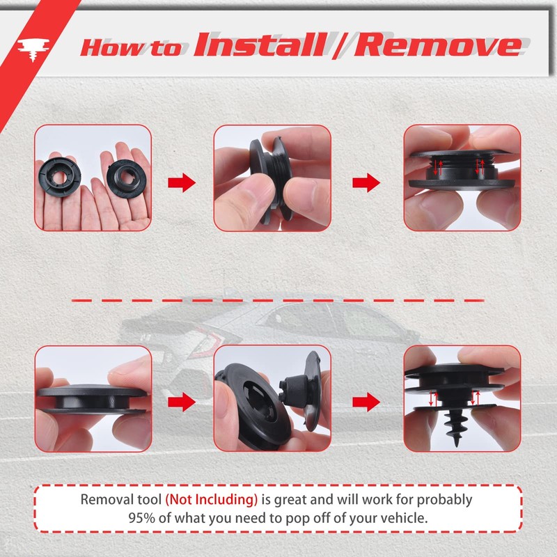 OTUAYAUTO 20PCS Car Floor Mat Clips - Universal Automotive Carpet