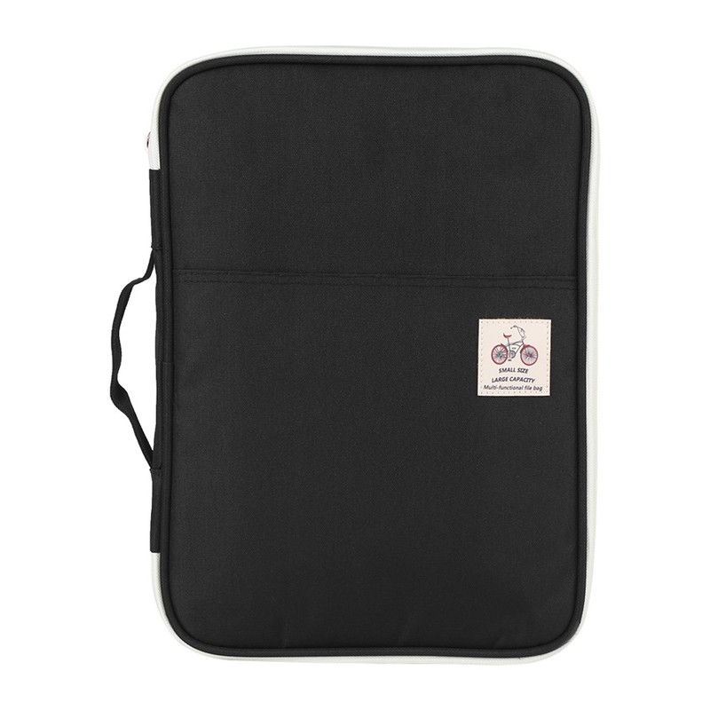 A4 Document Bag File Folder Portfolio Organizer Computer Notebook Zippered