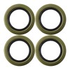 Vicue 4 Pack Trailer Hub Grease Seals, Double Lip, 2.25"