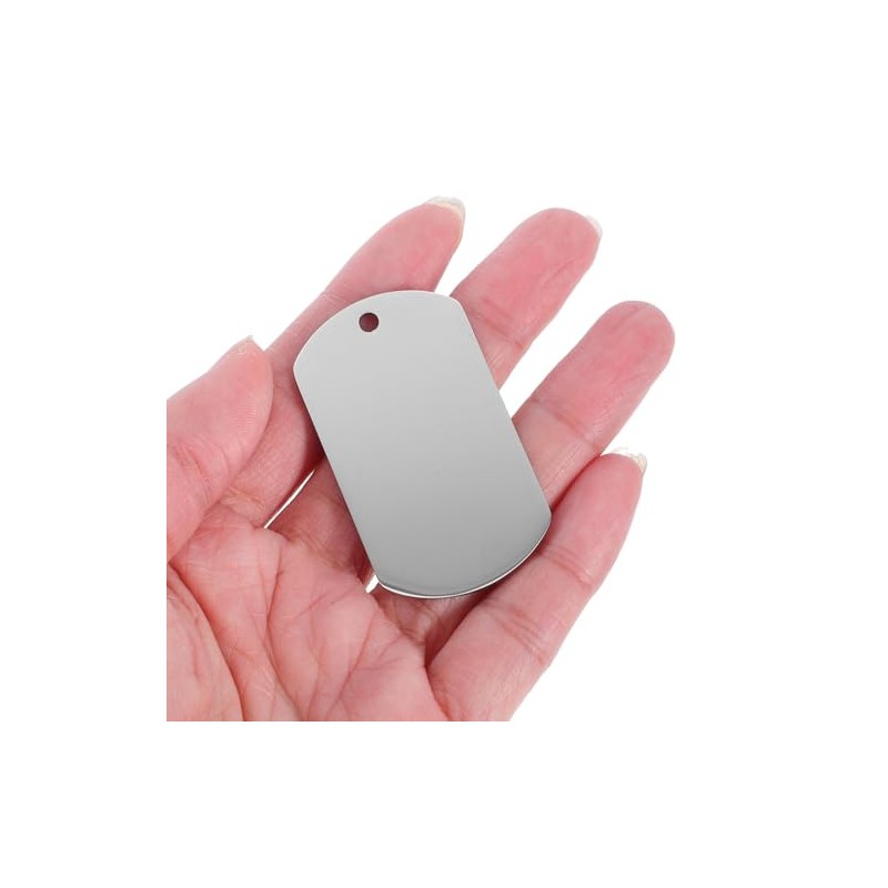 PACKOVE 10 Piezas Accesorios Personalizados para Llaveros y Colgantes Placas