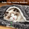 NODARKO Cat Blanket for Indoor Cats, Soft Faux Fur &