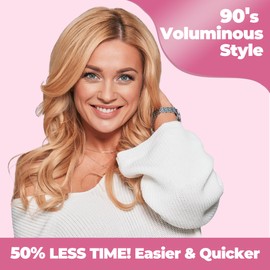 Upgraded Farery Thermal Brush, Non-Blowing Heated Round Brush, 1 3/4 Inch Hot Curling Brush with Adjustable Temp, Easier & Faster & Smoother, Dual Voltage for Travel, Longer Lasting Bristles