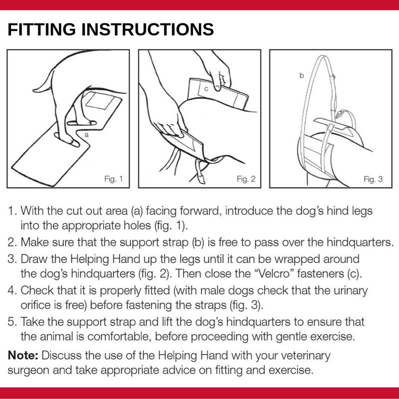 Mikki Dog, Puppy Helping Hands Dog Lifting Harness - Lift