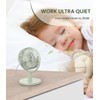 Mini Desk Fan, USB Powered Desktop Fan with 4 Speeds,