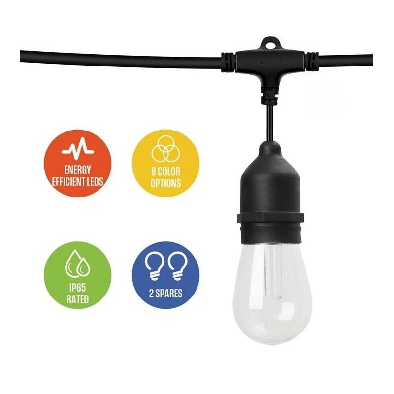 Westinghouse 24 Bulb Color Changing String Light 48 Foot