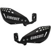 CIRCUIT EQUIPMENT Universal Motorcycle Handguards - High-strength Polymer, Ergonomic Design,