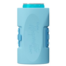 iCube Wrapsulator for 12oz. Slim Cans and Bottles by CaddyO (Black)