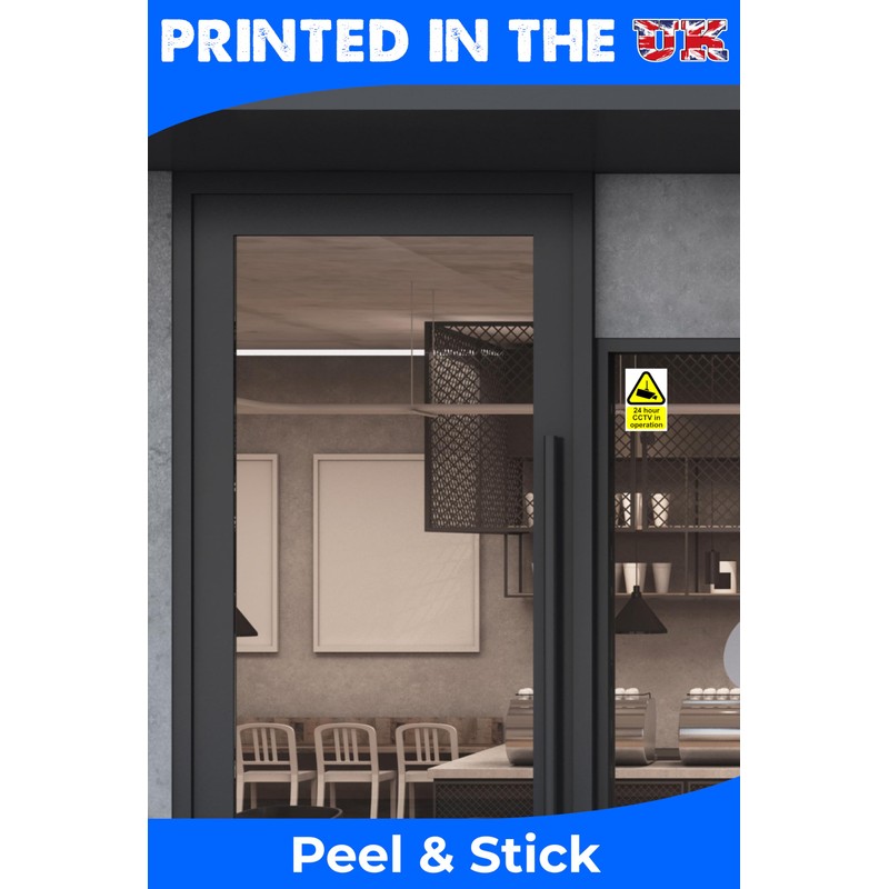 Caution Men At Work Warning Stickers x10 Peel and Stick