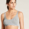 Boody Seamfree Crop Bra, White / XL