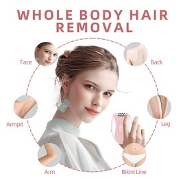 Epilator for Women, Epilators Hair Removal for Women Face with 2 Speeds, Glabrouse Skin Epilator Face Trimmer Device, Facial Hair Removal for Face Legs Arms Armpit Bikini