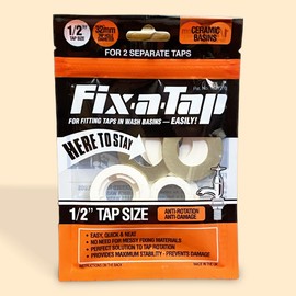Essex Orange Fix-a-Tap Tap Fitting Kit for 1/2" Taps - for Ceramic Wash Hand Basin.