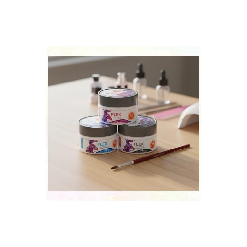 Mc Nails Kit De Uñas Acrilicas Grande 20 Pzs +