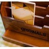 Ansimple Vintage Natural Wooden Drawer Small Magazine Rack Fashion Accessories