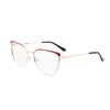 COVESATO Oversized Metal Frame Reading Glasses for Women,Fashion Cat Eye